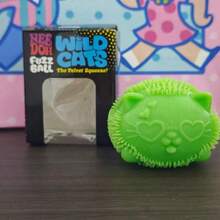 NeeDohh Schylling Fuzz Ball Wild Cats Squishy Toy, Sensory Stress Relief Fidget Toy, Spiky Cartoon Cat Design Multi-Color Multi-Expression, Soft Stretchy TPR Material Bumpy Textured Non-Sticky Slow Rebound, For Home Office Travel Classroom Rewards Party Favors -Toys For Girl,Kids Toys,Squishy Pack,Sugar Squish,Party Favors For Kids,Bead Squishy,Kids Party Favor Sensory Toy - 多色的 - 查看 10