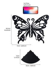 1 PIEZA/2 PIEZAS, Estantería/Estanterías Flotantes de Ensamblaje DIY, Estante de Pared Minimalista con Forma de Loto Negro/Blanco (Clavos No Incluidos), Estantería Flotante Hueca, Estante de Almacenamiento de Esquina de Pared con Forma de Loto, Adecuado para Estante de Decoración de Portavelas, Estante de Decoración Acogedora del Hogar, Estante de Almacenamiento de Exhibición de Pequeños Adornos, Estante de Exhibición de la Sala de Estar - Blanco y Negro - Ver 7