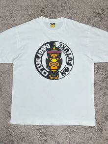 T-Shirt Estiva Retrò in Cotone, Maglietta Casual Traspirante da Uomo per l'Estate - Bianco - Visualizzare 1