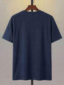 Mexico Soccer University Style T-Shirt, Classic Design With Letters And Tricolor Ball, Casual Garment For Fans Of The Mexican National Sport, 2026 Season - 藏蓝色 - 查看 3