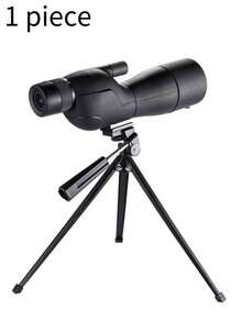 1pc 25-75x60 Thermal Imaging Scope With Tripod And Phone Mount, 123-63ft 1000yd Oblique View Eyepiece, Multi-Color Options, Suitable For Bird Watching, Hunting, Birthday Gift, Camping - Multicolor - View 2