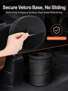 可折疊汽車垃圾桶,多功能牛津布收納盒,可折疊省空間,防水牛津布,汽車、露營、旅行和居家使用防水掛式垃圾袋,保持您的汽車內飾乾淨整潔 - A - 查看 6