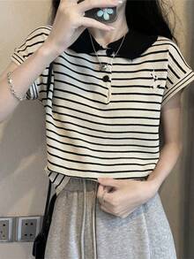 Women Blouses & Shirts - Apricot - View 8