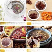 不鏽鋼茶葉/香料濾網，提供2種顏色和2種形狀，適用於居家泡茶、過濾戶外食材、大尺寸香料/香草/醃漬/燉煮過濾 - 彩色 - 查看 6