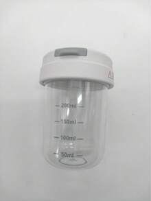 1個 (550ml) 透明吸管水瓶，刻度塑料杯適用於果汁，可重複使用便攜吸管杯，防漏旅行水瓶，咖啡療癒圖案馬克杯，運動健身飲水瓶，日常補水，成人禮物 - 彩色 - 查看 9