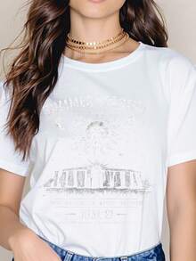 Women T-Shirts - White - View 1