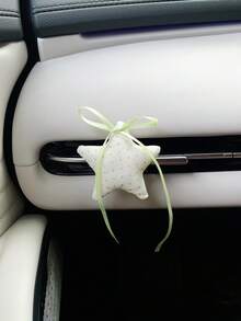 Cute Polka Dot Five-Pointed Star Car Air Vent Clip, Car Interior Decoration, Car Accessories - Five-pointed Star - View 5
