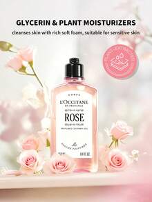 L'Occitane Rose Scented Shower Gel, 250ml 8.4 Fl Oz - ROSE 250ml - View 4