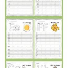 26 Alphabet Uppercase & Lowercase English Tracing Book For Elementary Students, Pen Control Training, Preschool To Primary Transition, Handwriting Practice Workbook, Sketchbook - Alphabet Workbook - Fish - View 4