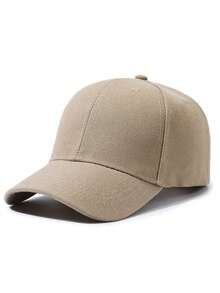 1pc Solid Color Plain Baseball Cap, Men's Summer Sun Protection Hat, Casual Visor Hat - A - View 13