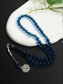 1pc Muslim 45 Beads Single Tassel Resin Prayer Beads Tasbih For Daily Wear - Multicolor - View 6