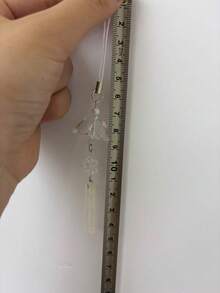 Sino de Vento Pendente Criativo em Formato de Floco de Neve (Plástico) – Um Acessório de Sino de Vento Estiloso e Elegante que Pode Ser Usado como Alça de Celular, Chaveiro, Corrente de Cartão, Sino, Porta-Cartão, Marcador de Página ou Clipe. Um Presente Perfeito de Inverno ou Aniversário. - Multicolorido - Visão 12
