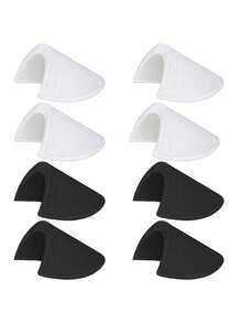 4/8pcs Polyester Shoulder Pads, Unisex Padded Coat Garment Sewing Accessories, Sew-On Shoulder Pads For Tailoring And Lining - Multicolor - View 10