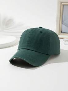1pc Retro Printed Washed Distressed Soft Top Baseball Cap, Unisex Casual Sun Hat Baseball Cap, Suitable For Daily Wear And Outfit Matching - A - View 33