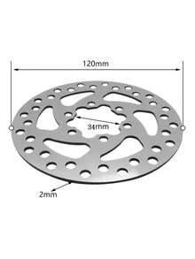 電動滑板車自行車碟煞盤 120mm 3孔 6孔 煞車盤含螺絲 安裝孔距 33mm/44mm/48mm - 120MM煞車碟盤 - 查看 6