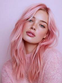COSMI MILANO Made In Spain 125ml Spray, Temporary Hair Dye 125ml, 5 Vibrant Colors, Easy To Apply And Remove With Shampoo, Light, Long-Lasting And Gentle On Hair Formula, Create Your Exclusive Look For Summer, Beach, Parties And Holidays, Creative Festivals And Special Evenings, Unique And Personal Style. - 粉紅色 213 - 查看 3