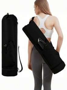 1 Stück/4 Stück Yogamattentasche mit Wasserflaschentasche, Nasstasche und verstellbarem Seil, Tragetasche für Yogamatte, multifunktionale Aufbewahrungstasche, Fitnesstasche - Geschenk für Frauen - Verschiedenfarbig - Übersicht 4