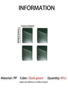 1/4/8/12pcs Rectangular High Density Dry Floral Foam, Suitable For Fresh Flowers, Can Be Trimmed To Size. Dimensions: 11.5*7.5*4cm (4.53*2.95*1.57inch). Ideal Floral Material For Making Wet Floral Arrangements. Also Suitable For Fresh Flower Baskets, Flower Shops, Fresh And Artificial Flowers. Engagement Party, Spring & Summer Decor, Valentine's Day, Wedding Decorations, Wedding Accessories. - Green - View 11