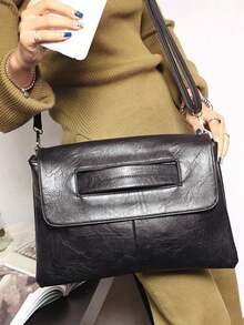 Dedoo 2025 Nuevo bolso de mano pequeño de moda con correa cruzada, bolso de hombro para mujer de gran capacidad para portátil - Negro - Ver 8