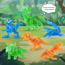 ZURU Smashers Nano Jurassic Luminous Mini Archaeological Egg Blind Box - 6 Random Dino Surprise Designs With Fluorescent Features, Perfect Birthday Gift For Boys, Collectible Mini Eggs With Over 5 Surprises Inside (Random) - Multicolor - View 9