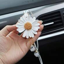 chaohongjia 1pc Flower Design Car Hanging Ornament - A - View 4