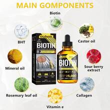 OUHOE 30mlCollagen B7 Vitamin Hair Care Essential Oil - Natural, Long-Lasting, And Light-Tinged Rosemary Essential Oil, Making Hair Smooth And Preventing Dryness, Split Ends, Tangling, And Breakage. - Multi Scents - View 4