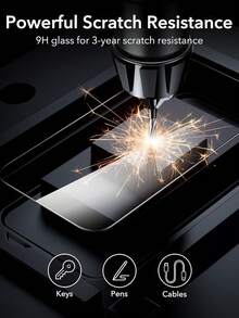 Gorilla Hero 3pcs High-Definition Transparent Protective Film For Phones, High-Hardness Material Effectively Resists Daily Wear And Tear, Hard To Leave Scratches When Stored In Backpacks Or Contact With Hard Objects. High-Transparency Soft Design Makes Screen Content Clear And Delicate, Reducing Eye Fatigue During Long-Term Viewing. Compatible With IPhone UItra And Other Models. - Clear - View 6