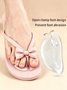 1/2 Pairs Soft Gel Toe Pads, Designed To Protect Toes, Suitable For Flip-Flops, Provides Foot Grip To Prevent Slipping, Cushioned And Durable, Reduces Friction, Washable And Reusable. Suitable For Flip-Flops, Slippers, Sandals, Etc. Essential For Outdoor Travel, Vacation And Summer. - A - View 6