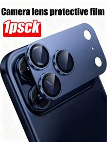 適用於 iPhone 17 Pro Max 相機鏡頭保護貼 - [防碎] [強黏著] [相容手機殼] 金屬後置相機螢幕保護貼 (橘色、銀色、藍色) - A - 查看 13