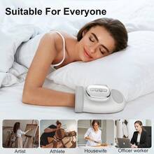Fashionable Cordless Portable Wireless Hand Massager, Providing Three Different Massage Modes, Four Temperature Options, And Five Pressure Levels. The Ergonomic Design Can Tightly Fit The Hands And Fingers,Perfect For Relaxation And Comfort. - Hand - View 2