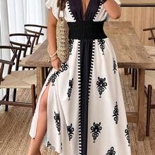 Women Midi Dresses - Multicolor - View 2