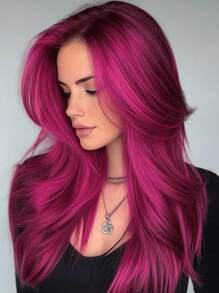 COSMI MILANO Made In Spain 125ml Spray, Temporary Hair Dye 125ml, 5 Vibrant Colors, Easy To Apply And Remove With Shampoo, Light, Long-Lasting And Gentle On Hair Formula, Create Your Exclusive Look For Summer, Beach, Parties And Holidays, Creative Festivals And Special Evenings, Unique And Personal Style. - FUCSIA 205x1pz - View 2