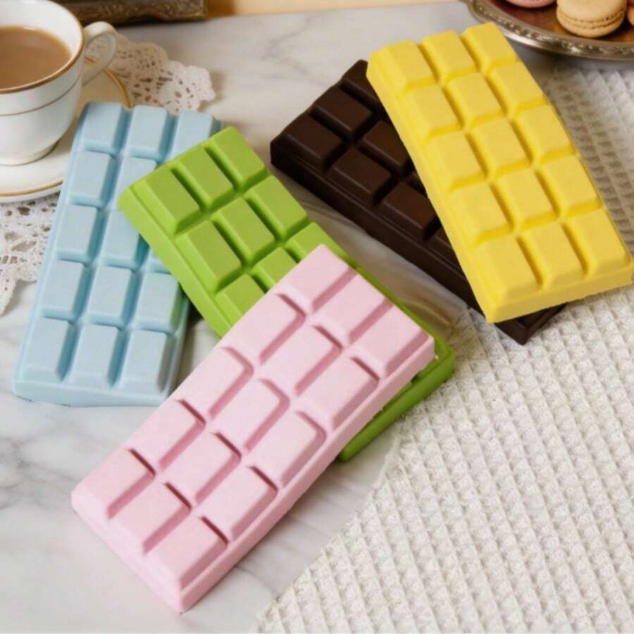 1PC Squishy Finger Suction Simulation Chocolate Bar Super Wet Soft Slow Rising TPR Stress Relief Toy High Appearance Pinch Decompression Office Desk Gift - Multicolor - View 1