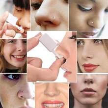9pcs/Set Nose Piercing Kit - 3 Packs Self Piercing Gun Built-In Nose Studs, Disposable Kit With Nose Rings And Studs - Nose Piercing Kit - View 5
