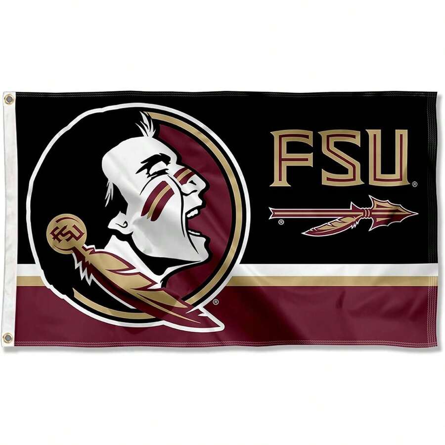 College Flags & Banners Co. Florida State FSU Noles 3x5 Banner Flag - A - 查看 1