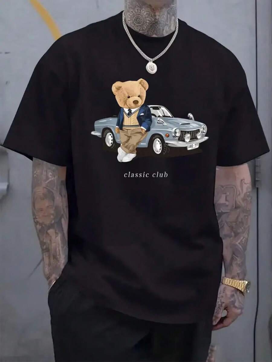 Men Outdoor Tees & Tanks - 黑色 - 查看 1