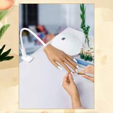 Mano de práctica para uñas acrílicas - Mano de silicona para práctica de uñas mejorada, las puntas de uñas nunca se caen, mano de maniquí para uñas postizas para práctica de uñas, mano de maniquí flexible para práctica con 50 piezas de puntas de uñas. - Café integral - Ver 8