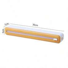 1pc 2-In-1 Kitchen Cling Film Dispenser With Cutter, Plastic Wrap Dispenser With Sliding Cutter, Reusable Suction Cup Cling Film Cutter, Kitchen Cling Film Dispenser, Bag Sealer Cutter, Multi-Function Cling Film Dispenser With Cutter - Multicolor - View 21