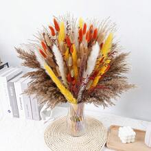 25-100件人造兔尾草春季裝飾品－波西米亞風仿真蘆葦草，適用於花瓶、婚禮、花園、情人節、居家客廳與辦公室裝飾 - CHTHS-mix - 查看 5