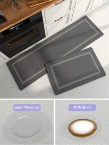 DAJIANG 1pc Bohemian Vintage Kitchen Runner Rug, Non-Slip Rubber Backing Washable Kitchen Mat, Thickened Floor Carpet For Floor, Hallway, Laundry Room, Holiday Room Decor - Multicolor - View 5
