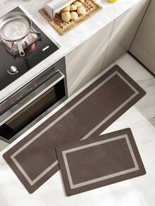 DAJIANG 1 pieza Alfombra de cocina bohemia vintage, respaldo de goma antideslizante, alfombra de cocina lavable, alfombra de piso de cocina engrosada, adecuada para pasillo, lavandería, decoración de sala de vacaciones - Multicolor - Ver 3