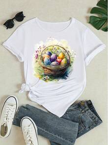 Women T-Shirts - White - View 4