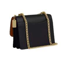 Coach Women's Mini Klare Chain Crossbody Bag - Hitam - View 6