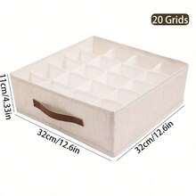 1/2 chiếc Hộp đựng đồ lót Tianshan - Ngăn kéo sắp xếp đồ lót phòng ngủ có vách ngăn, hộp đựng đồ lót đa năng cho ký túc xá và tủ quần áo gia đình, sắp xếp phòng ngủ, lưu trữ gia đình, bộ xuân cho nữ, xuân, quần áo xuân, tối giản - núi tuyết trắng - Xem 14