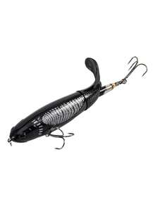 GOTURE 1pc Topwater Propeller Fishing Lures Kit - 360° Spinning Tail For Long Casting, 3X Stronger Treble Hooks, 3D Fish Eyes (Bass/Pike/Snook Saltwater & Freshwater) - Multicolor - View 13