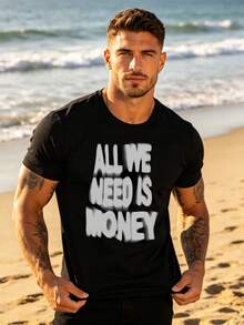 Camisetas de hombre - Negro - Ver 6