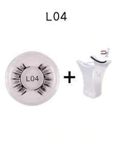 1 Cặp Lông Mi Giả Nam Châm Tái Sử Dụng, Không Cần Keo, Lông Mi Nam Châm 3D Tự Nhiên, Dụng Cụ Trang Điểm Di Động, Dụng Cụ Gắn Lông Mi 3 Bước - Đen và trắng - Xem 17