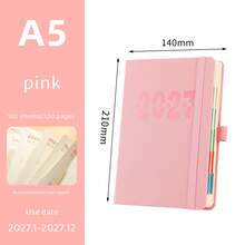 2027 English Version Cross-Border Calendar Planner, Trade Notebook, Work Efficiency Record Book, Bandage Planner - Multicolor - View 13