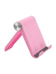 Portable Foldable ABS Desktop Phone Stand | Travel Essential: Lightweight Mini Smartphone And Tablet Holder | Easy To Store Travel Accessory - Multicolor - View 10