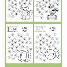 26 Alphabet Uppercase & Lowercase English Tracing Book For Elementary Students, Pen Control Training, Preschool To Primary Transition, Handwriting Practice Workbook, Sketchbook - Alphabet Workbook - Fish - View 12